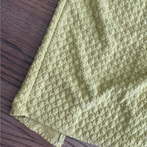 Blue Blush Lime Green Textured Two-Piece Skirt Halter-neck Set Size Small - Picture 6 of 9